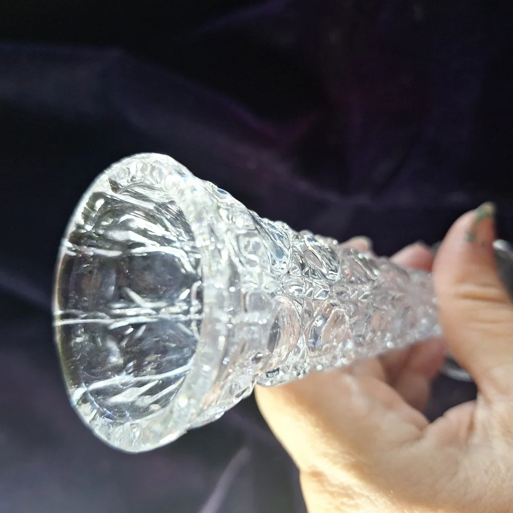 Elegant Clear Glass Vase